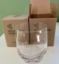 Set of 2 x Highland Park Whisky Tumblers Glasses Brand New Genuine Gift Boxed