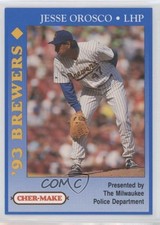 1993 Milwaukee Brewers Police Waukesha Police Jesse Orosco 0q1p