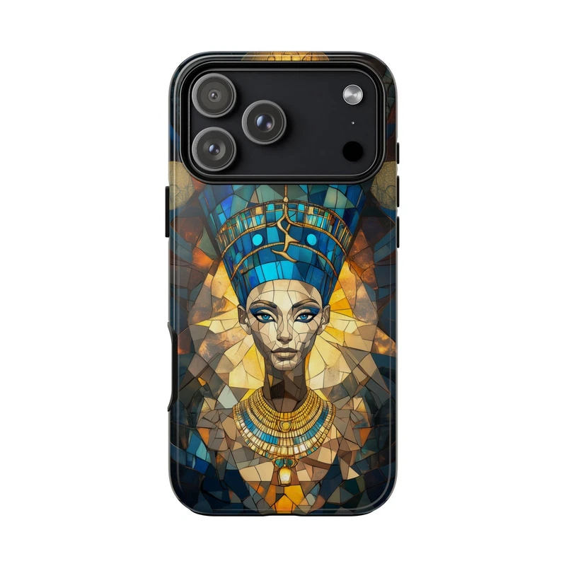 Phone Ink Egyptian Queen Stained Glass Phone Case