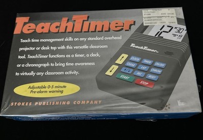 Stokes TeachTimer 229 Timer Clock Chronograph Teach Timer Overhead Projector