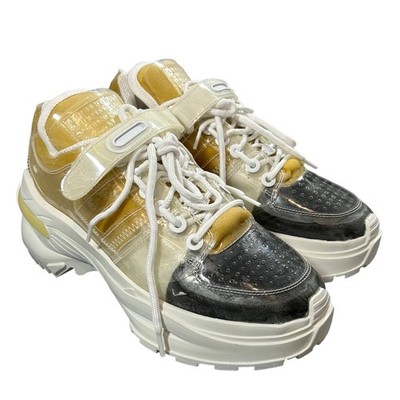 Maison Margiela Sponge Sneakers EU 39,5 Transparent Weiß Gelb Retro Avant Garde