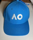 Australian Open Tennis Cap Blue Hat AO Logo Adult Size Official Licensed NEW Tag