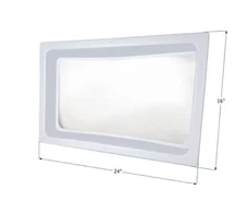  01981 Skylight Inner Dome SL1422 for 22" x 14" x 5" Opening - Clear 