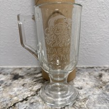 Silver Dollar City Glass Mug  Cup 75¢ Grandfathered Refills Stories of Christmas