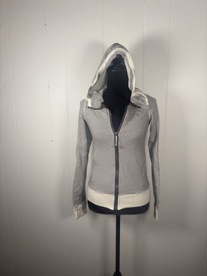 Lululemon Bliss Break Hoodie size 2 French Terry Stretch Yoga Gym Lounge **