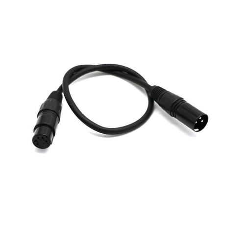 5-Pin Female To 3- XLR Male DMX Adapter Lighting Control - Picture 4 of 6