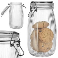 Kadax GlasbehäLter, Vorratsglas Aus Glas Mit BüGelverschluss, 1450 Ml, 1 StüCk