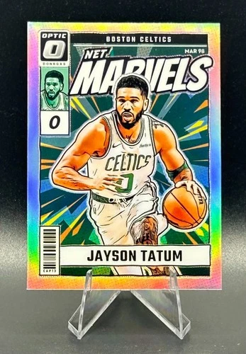 JAYSON TATUM 2024-25 Panini Donruss Optic Net Marvels Silver Prizm #1