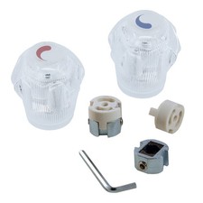 Danco Clear 80010 Sink Handle Universal Acrylic Small 2 Count