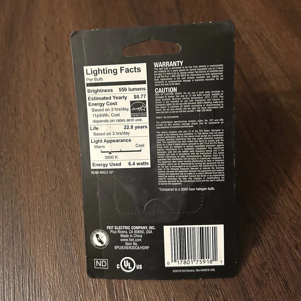 NEW Feit Electric LED Landscape 1 MR16 Bulb Bright White 12V - Image 3 of 3