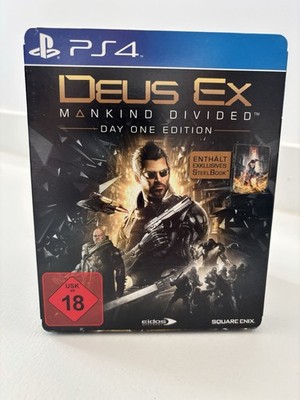 Deus Ex: Mankind Divided   Day One Edition   PS4   Steelbook   USK 18   TOP