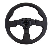 Nrg For Reinforced Steering Wheel 320mm Black Leather Wblack Stitching Nrg For Reinforced Steering Wheel 320mm Black Leather Wblack Stitching