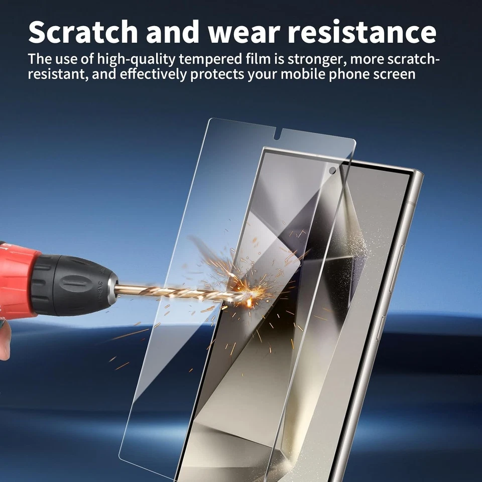 For Samsung S25 Edge S24 S23 S22 S21 Ultra FE Tempered Glass Screen Protector - image 3 of 4