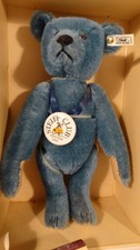 1994 STEIFF CLUB 35CM BLAU HAIR TEDDY BEAR 1908 REPLICA 420047 02516 COA BOX