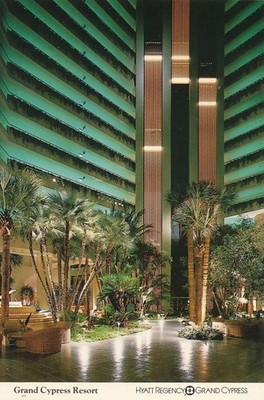 Hyatt Regency Hotel Atrium at Grand Cypress Resort Orlando FL, Florida