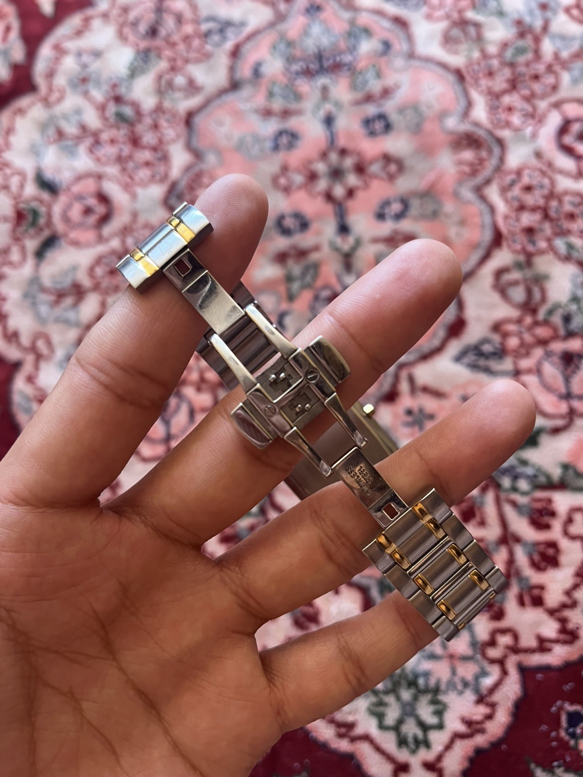 Bulova Sutton Classic Rectangular Two-Tone Men's … - image 6