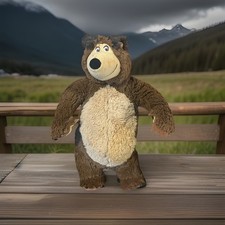 Masha y el Oso Juguetes Simba Oso Personaje Jumbo Grande 16" Peluche