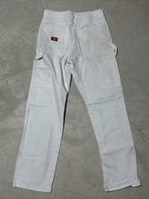 Dickies Pants Men  s SZ 30x32 White Painter Carpenter Work Chore Laborer