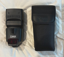 Canon Speedlite 430EX III-RT Shoe Mount Flash for EOS DSLRs w/ Case