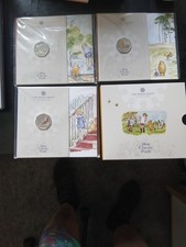 Royal Mint 2020 3 piece Winnie The Pooh Coloured 50p coin set Brilliant uncircul