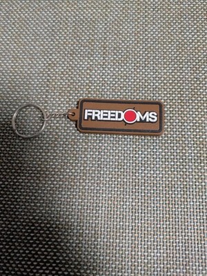 Jun Kasai FREEDOMS Autographed Rubber Keychain Pro Wrestling Collectible