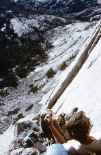 Man on Edge Wind River Mountains Wyoming Haystack 35MM Kodachrome Slide ...