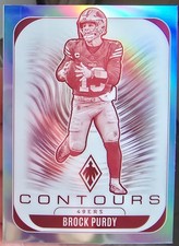 BROCK PURDY SILVER CONTOURS PRIZM REFRACTOR - 2025 PANINI PHOENIX 