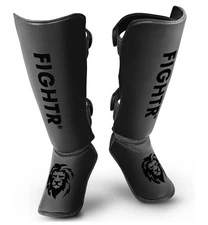 FIGHTR Shin Guards Thick Shin Foot Protection  Kickboxing MMA Martial Arts S / M
