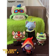 MINISO x League of Legends Yuumi Teemo Lulu Ziggs Poro Plush Keychain #ZZrs