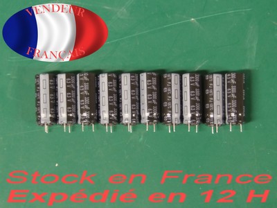 PANASONIC 3300 uF 10 V condensateur capacitor X10 85°C marque//brand