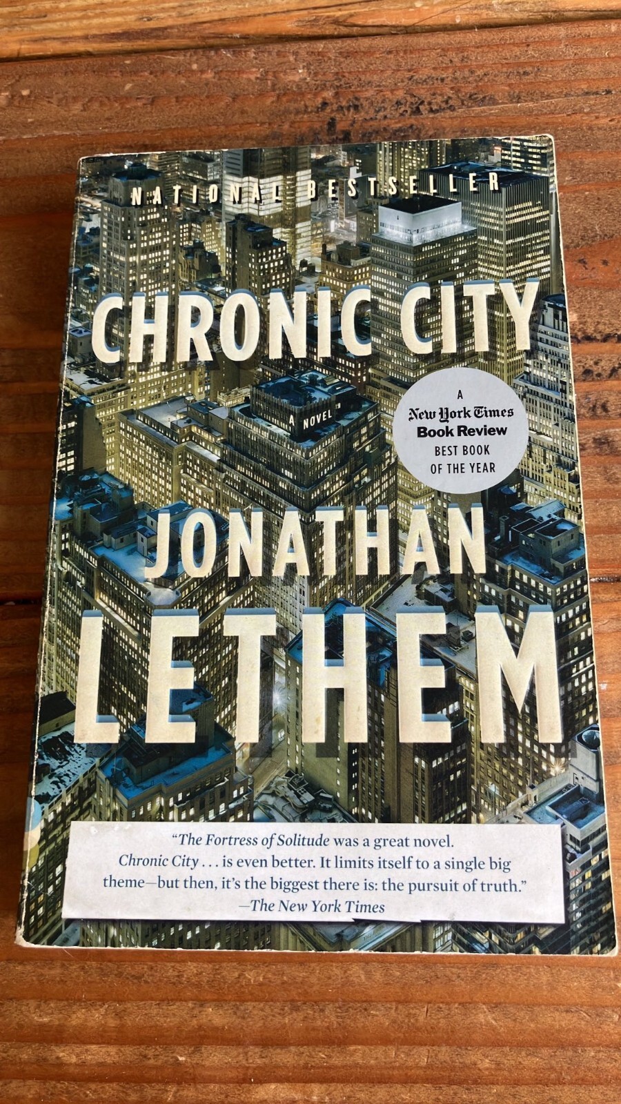 Chronic City by Jonathan Lethem (2010, Trade Paperback) - VERY GOOD