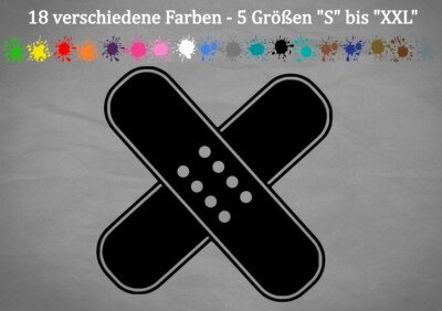 Pflaster Autoaufkleber Shocker Sticker Unfall Kratzer Delle Reparatur 5 Größen