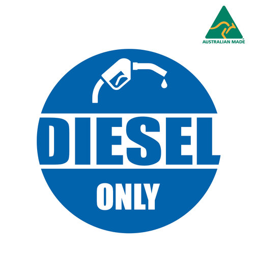 Diesel Only Fuel Flap Vinyl Decal Sticker 10 cm - Picture 2 of 16