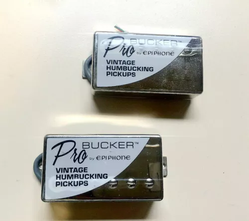 Genuine Epiphone USA ProBucker Humbucker Guitar Pickup set & 4 Conductor Wire