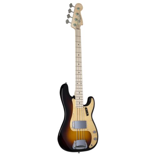 Basso Fender Vintage Personalizzato '57 Precision MN Ampia-Sbiadita 2-Colori Sunburst #R117619 - Foto 1 di 8