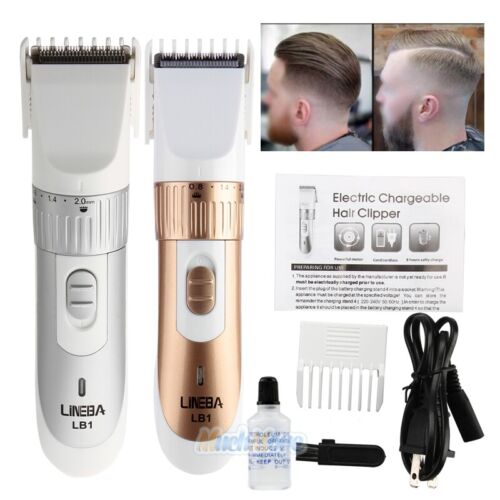 Rechargeable Men's Electric Shaver Razor Beard Hair Clipper Trimmer Grooming Kit - Picture 1 of 23