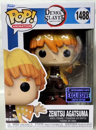 Funko Pop! Vinyl: Demon Slayer - Zenitsu Agatsuma #1488 - Entertainment Earth