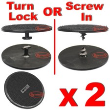 FLOOR MAT CARPET CLIPS FOR BMW FIXING SCREW TURN ROUND PLASTIC HOOK LOOP