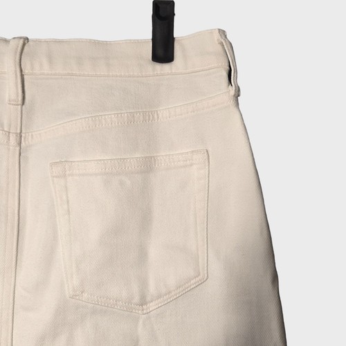 J. Gonna midi Crew Factory in denim bianco nuova con etichetta - Foto 7 di 9