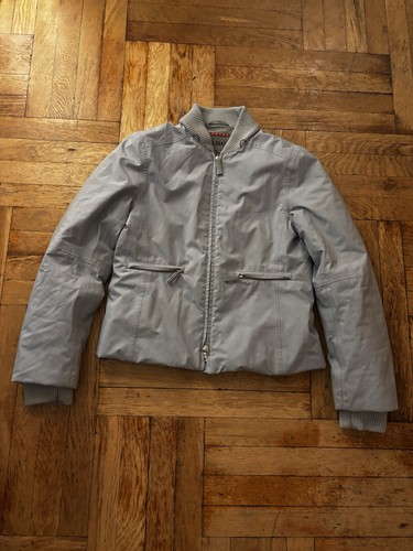 Vintage Prada Sport Luna Rosa Ski Jacket Logo Gore Tex Grey Size 42 Small