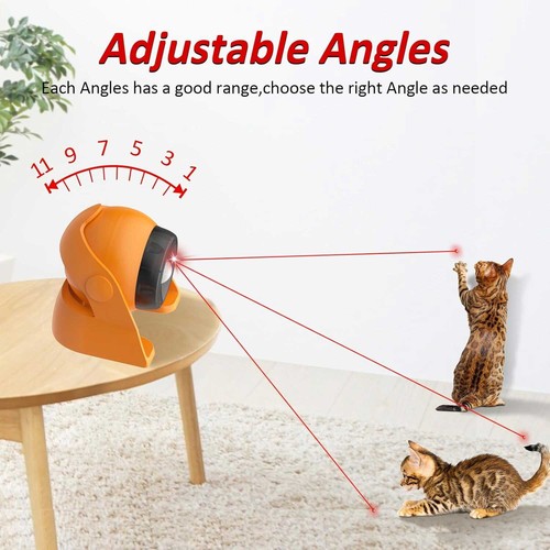 Láser automático recargable interior interactivo juguete láser para gatos activado por movimiento - Imagen 8 de 24