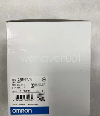 cxcNew In Box CJ2M-CPU33 CJ2MCPU33 One year warranty Expedited Shipping #A6-22
