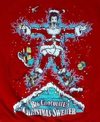 Big Chocolate Cameron Argon Sweatshirt EDM death metal Disfiguring the Goddess