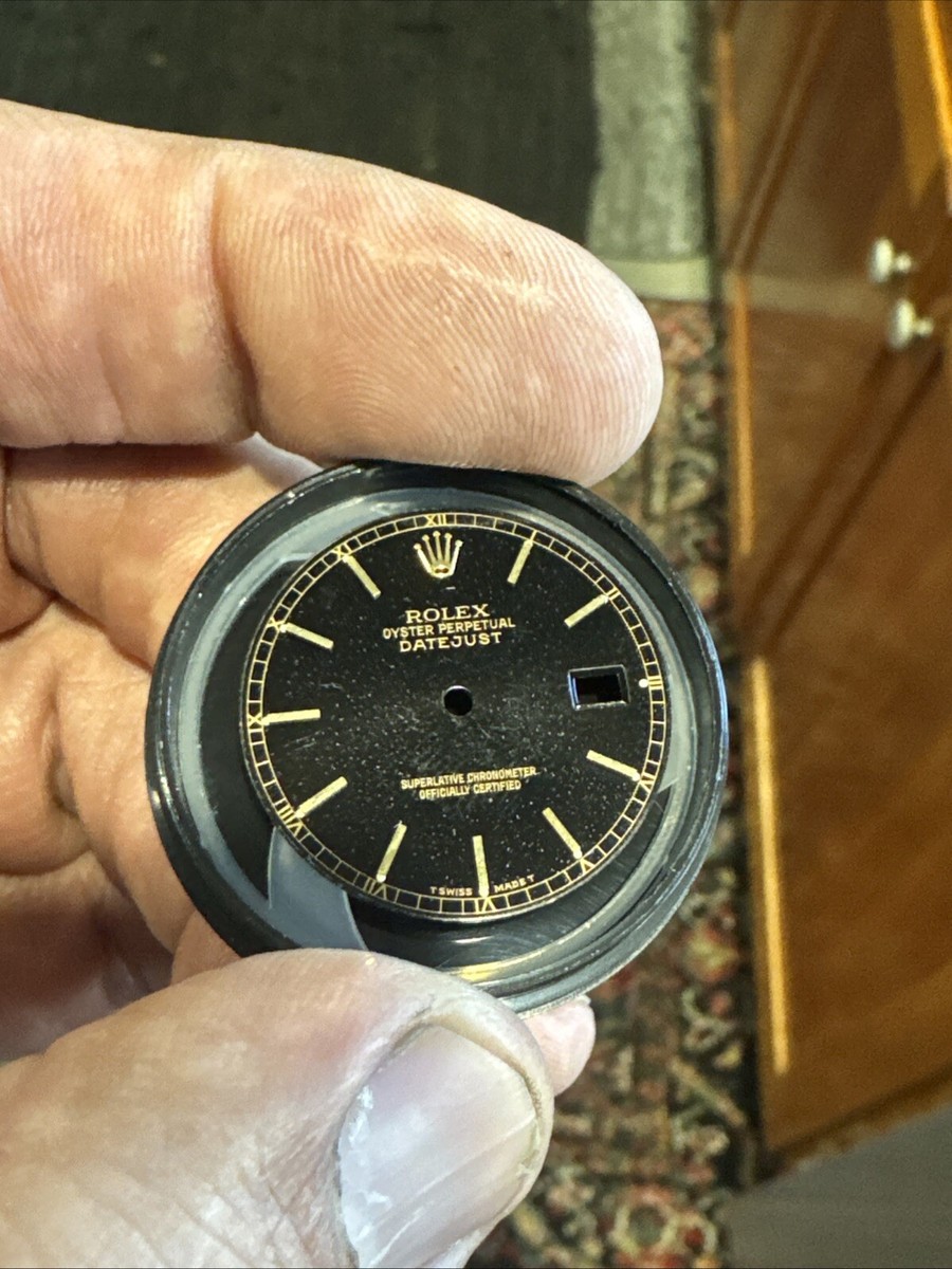 Rolex 16013 16233 Black Stardust Datejust Dial 36 Mm | eBay