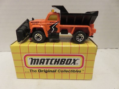 1993 Matchbox Original MB45 Highway Maintenance Truck Orange Die-Cast Model 