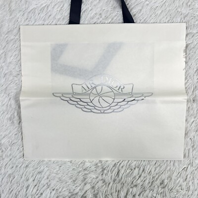 RARE! Original Nike Jordan 1 Air Dior Collab Shopping Bag From Dior In LA