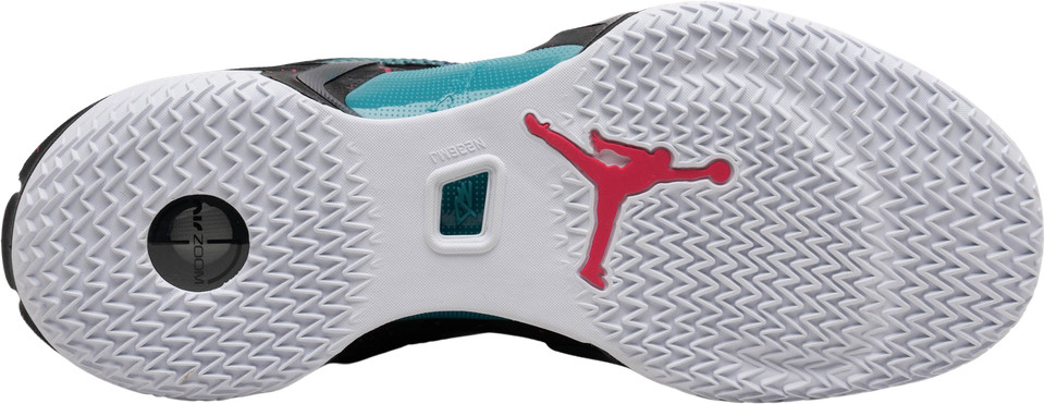 【新品未使用】Jordan Air Jordan 36 ブラック/マルチカラー An Artful Multi-Color Print Covers This Air Jordan 36 Low