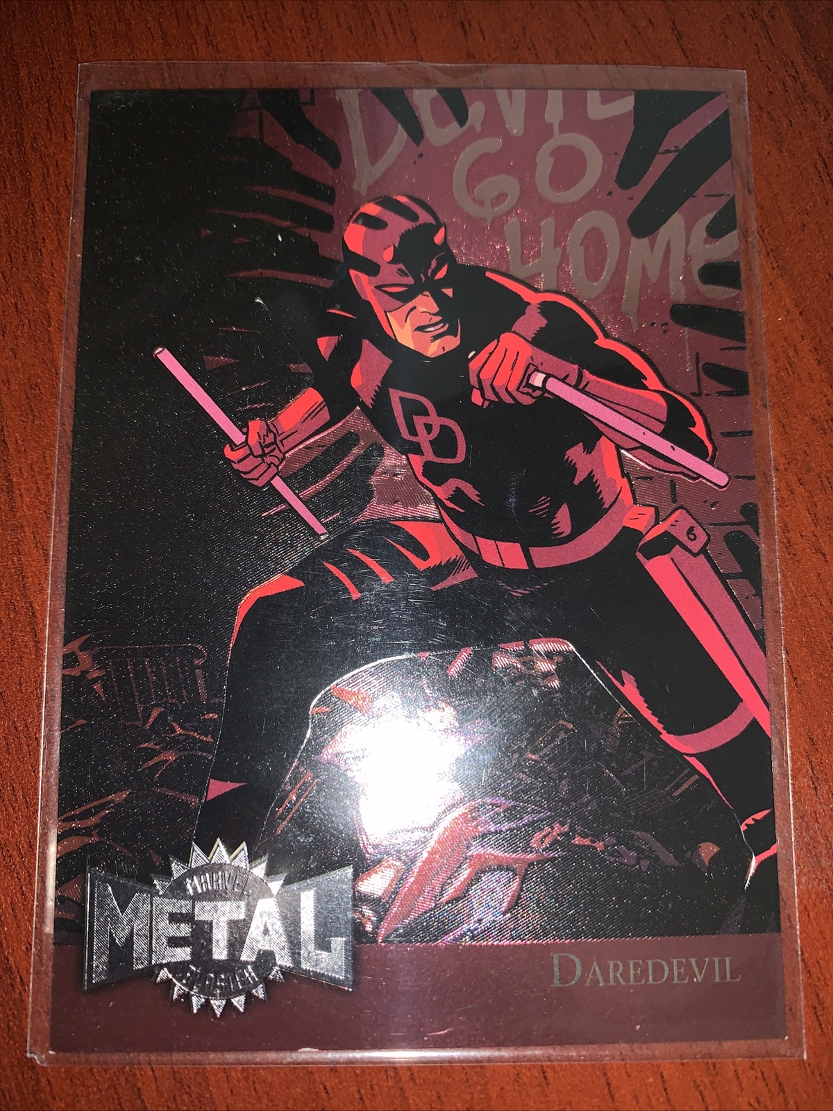 2015 Marvel Fleer Retro Metal Blaster Insert Daredevil Limited Edition #10