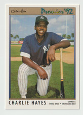 1992 O-Pee-Chee Premier #6 Charlie Hayes - New York Yankees