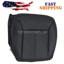 For 2007-2012 Mercedes-Benz GL450 Front Driver Bottom Leather Seat Cover Black